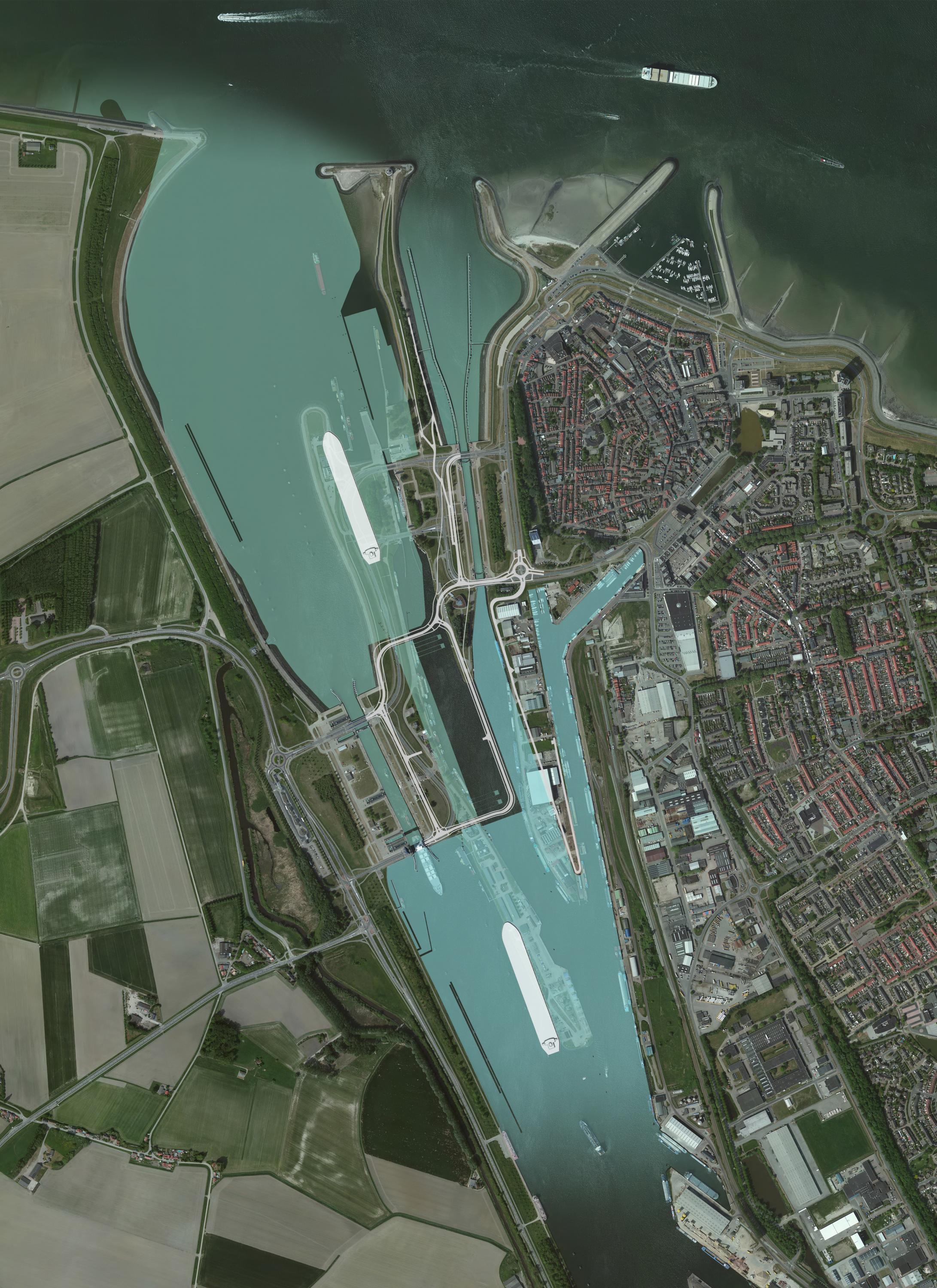 Gebied Nieuwe Sluis Terneuzen