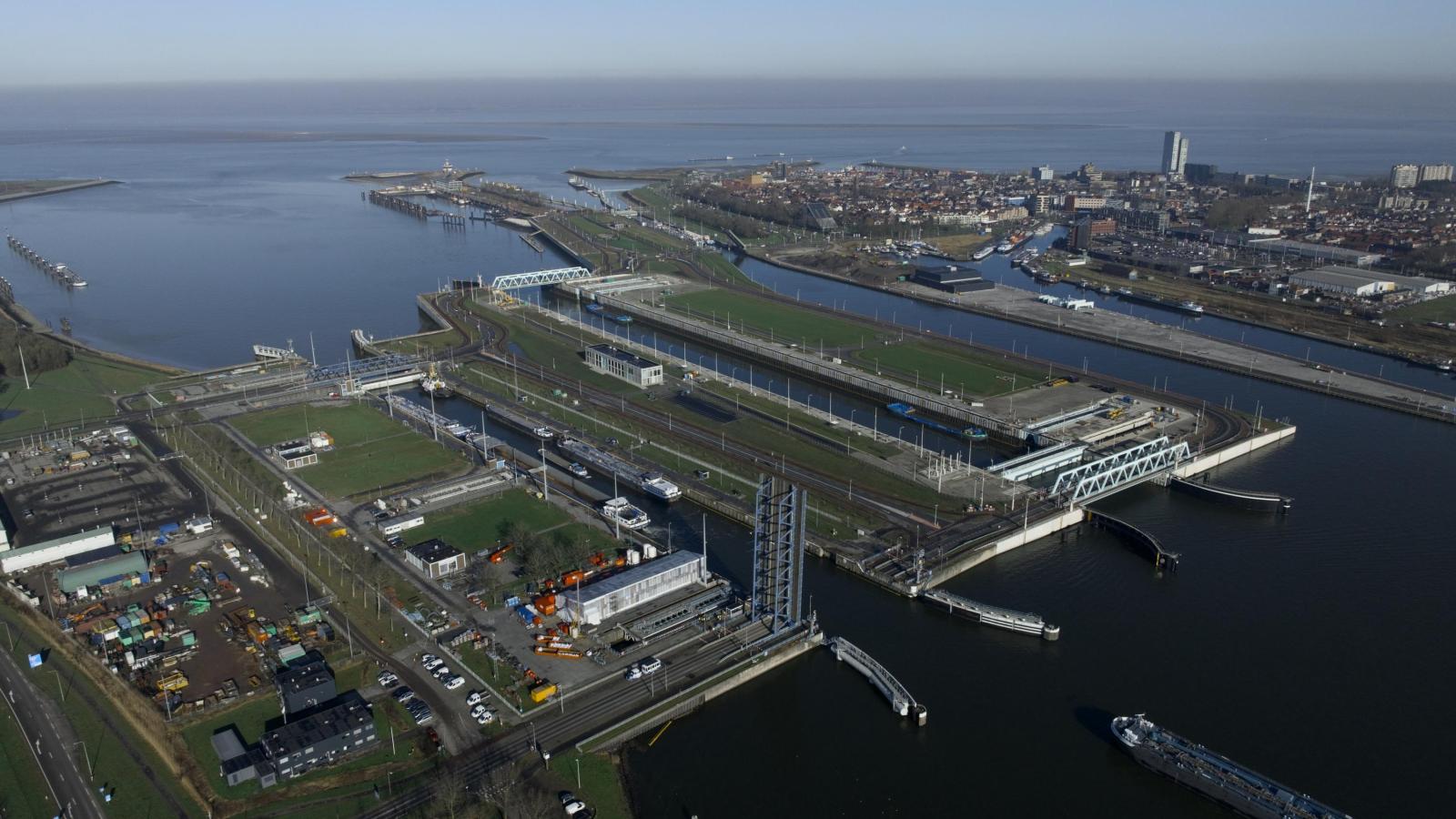Dronebeelden Nieuwe Sluis januari 2025 Dronebeelden Nieuwe Sluis januari 2025