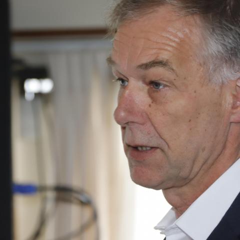 Fred Jansen, projectdirecteur van aannemerscombinatie Sassevaart is blij dat het kanaal gereed is