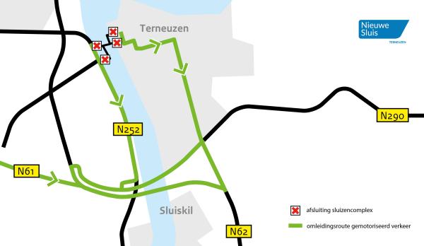 Omleidingsroute gemotoriseerd verkeer