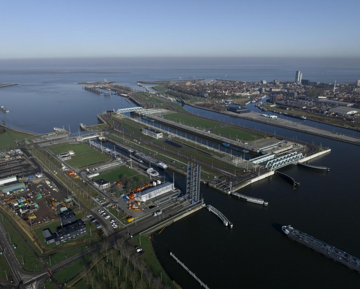 Dronebeelden Nieuwe Sluis januari 2025